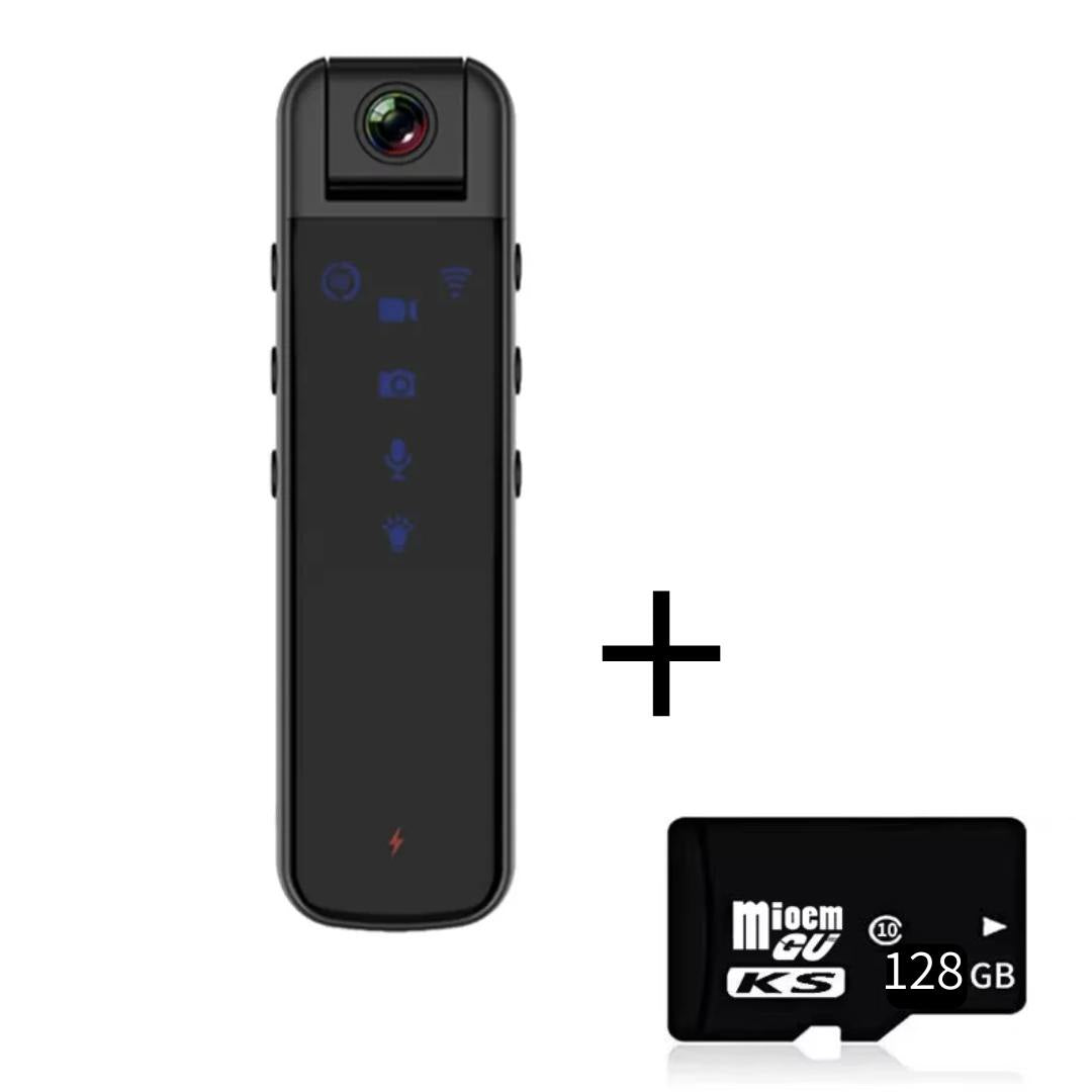 Mini Cámara de Bolsillo Full HD de Larga Duración