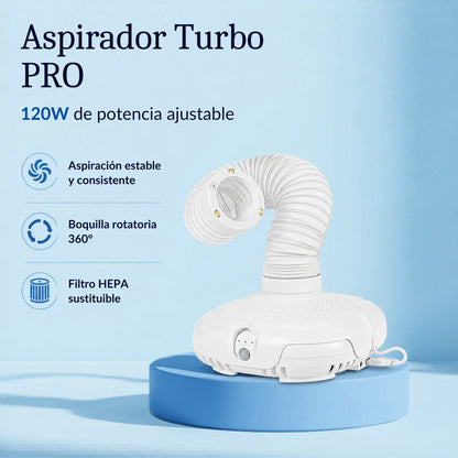 Aspirador Turbo PRO 120W — beneficios destacados