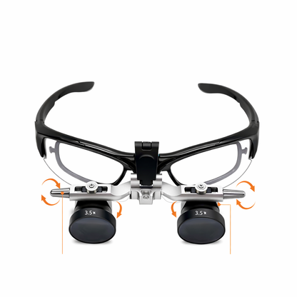 Lupa T1 con Ajuste Interpupilar y Lámpara Frontal