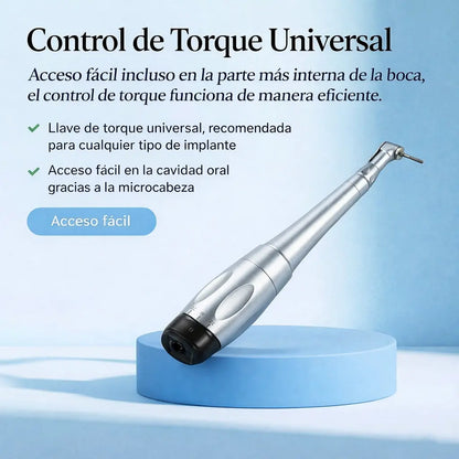 Llave de Torque Dental Universal para Implantes – 12 Puntas Incluidas