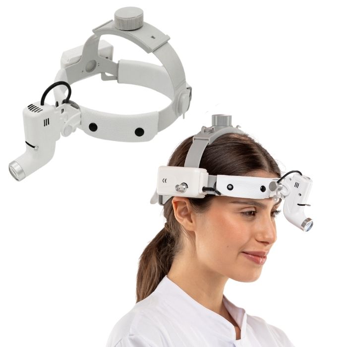 Lámpara Frontal Dental/Medica Pro Vision de Alta Potencia
