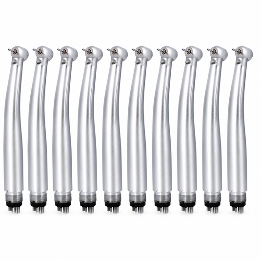 Turbina Dental de Alta Velocidad LED - Kit 10 Piezas (2 o 4 Orificios)